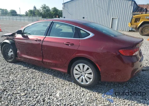 2015 Chrysler 200 Lx from USA, damaged, VIN 1C3CCCFB3FN672004